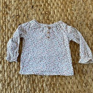 floral henley longsleeve
